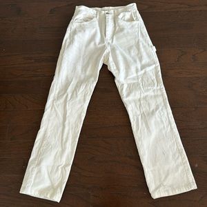 Cream corduroy pants
